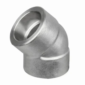 ASME B16.11 تھریڈڈ 45 ڈگری کہنی جہت