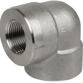ASME B16.11 تھریڈڈ 90 ڈگری کہنی جہت
